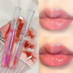 Honey Hydrating Lip Gloss with Glitter for Women - Gift and Lip Protection