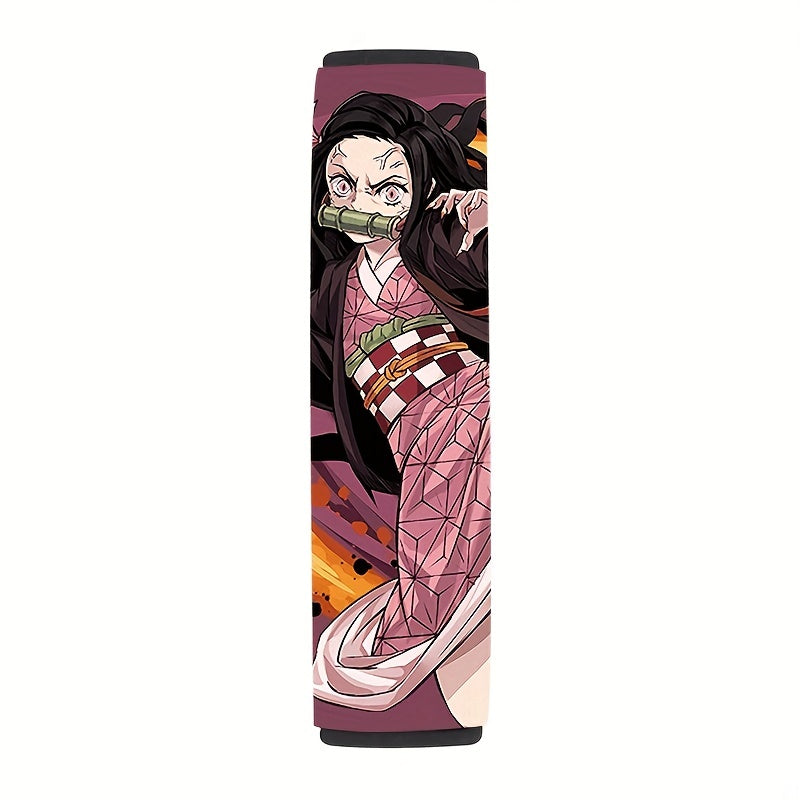 Anime Car Seat Belt Cover Breathable Shoulder Pad Interior Protection