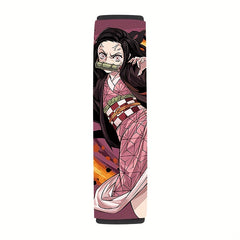 Anime Car Seat Belt Cover Breathable Shoulder Pad Interior Protection