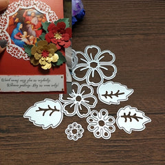 Flower Petal Metal Cutting Dies for Scrapbooking Album Decorative Embossing