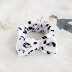 Leopard Print Hair Band For Washing Face Skincare