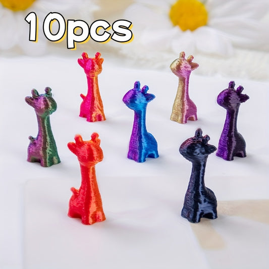 3D Printed Giraffe Desk Ornaments - Ideal Office Decor & Party Favors
