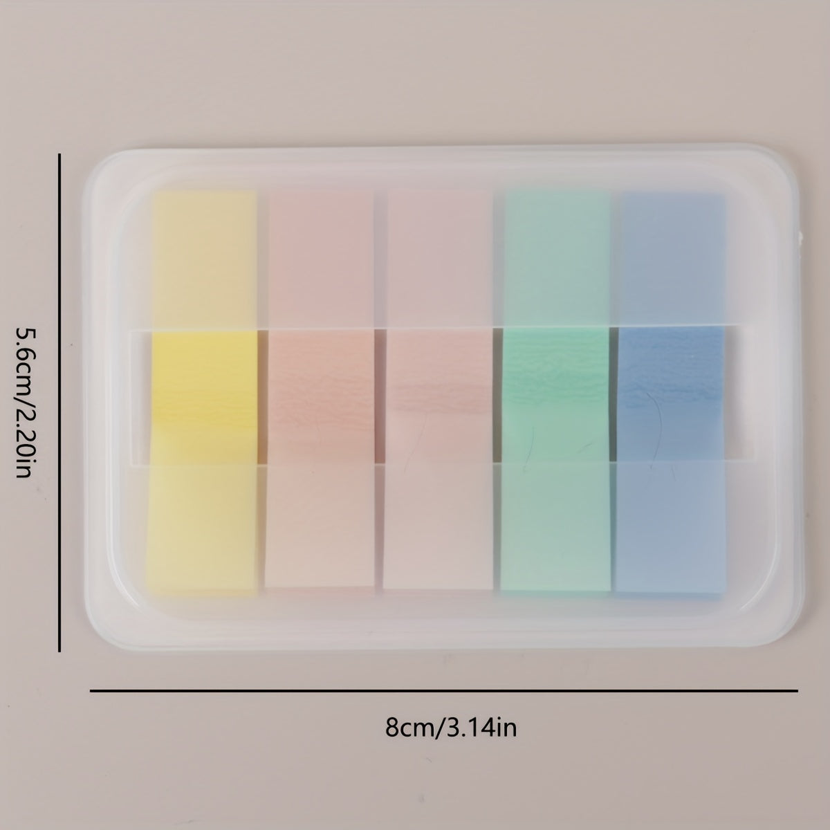 100pcs Writable Classification Index Stickers Macaron Sticky Notes