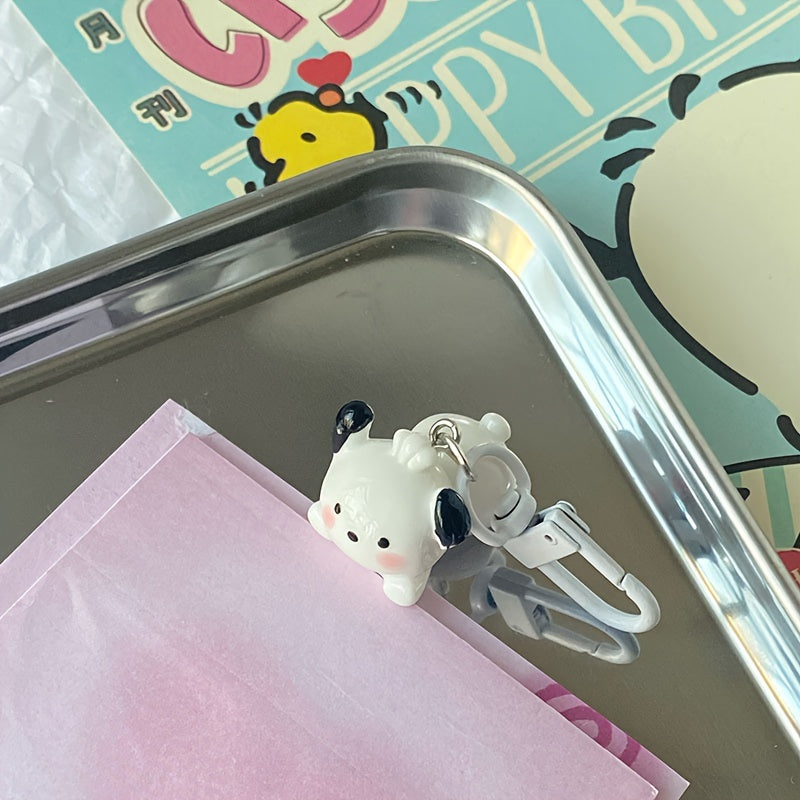 Cartoon Pochacco Dog Keychain Pendant Cute Animal Doll