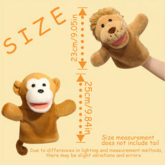 Adorable Lion Hand Puppet - Interactive Monkey Plush Toy