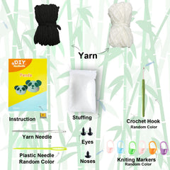 Panda Crochet Kit For Adults Step By Step Tutorial