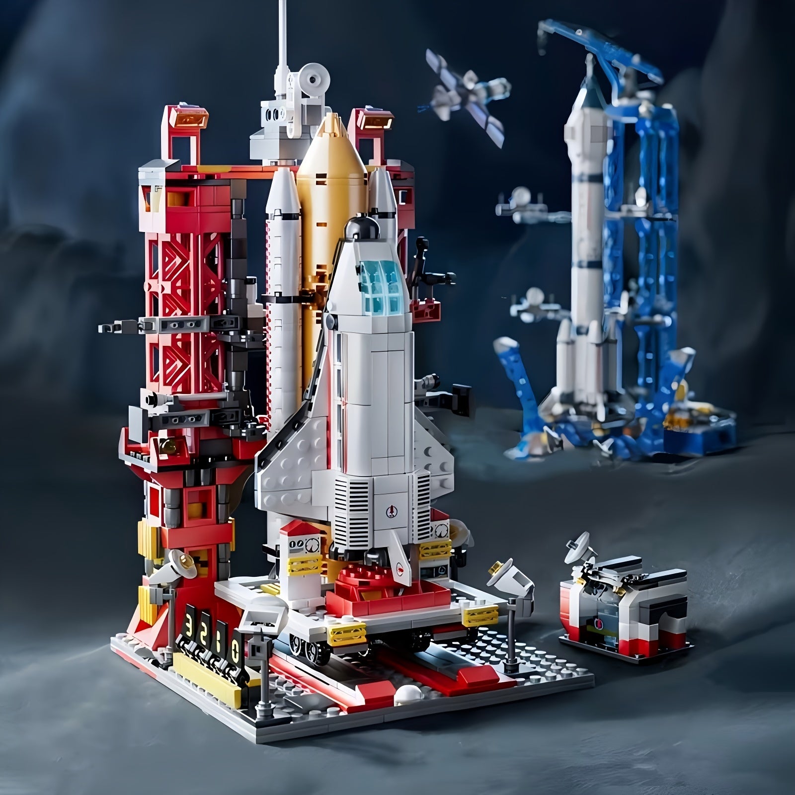 Space Blocks 500 Piece Exploration Building Set for Kids