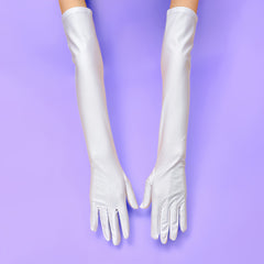 Women's Vintage 1920s Long Gloves & Elbow Length Gloves with Pointed Cuff