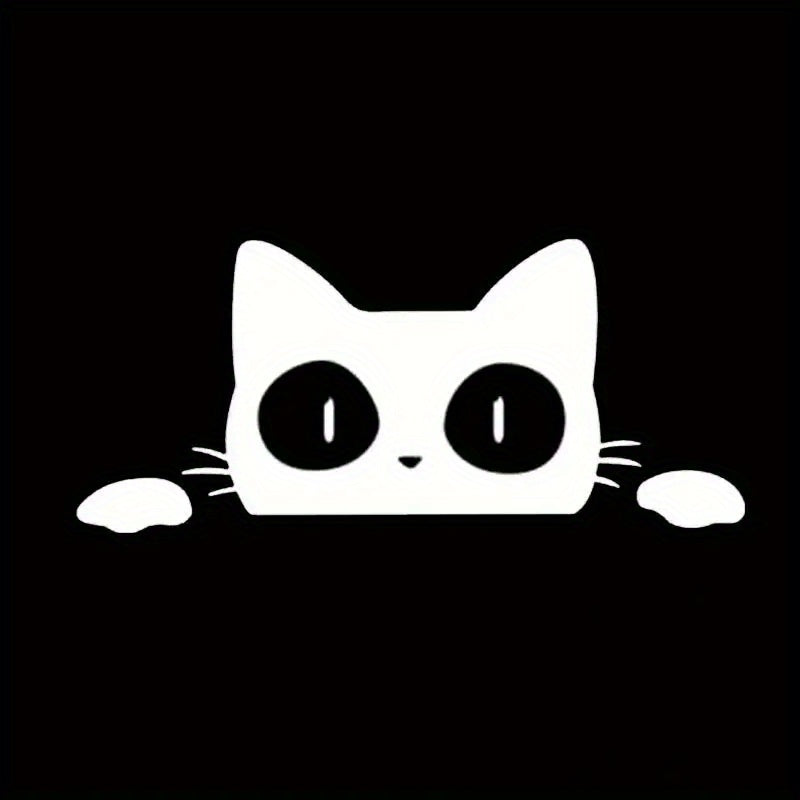 Lovely Cat Car Stickers for Motorcycle Car Rear View Mirror