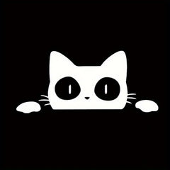 Lovely Cat Car Stickers for Motorcycle Car Rear View Mirror