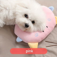 Pet Dog Sleep Pillow Little Pig Pattern Cervical Spine Protection