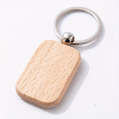 Beech Wood Key Chain Small Creative Gift For Men