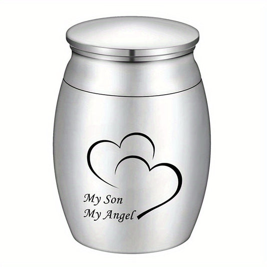 Stainless Steel Pet Urn Secure Ashes Container for Lasting Memories
