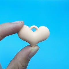Acrylic Lacquer Heart Necklace Earrings Bag Decoration