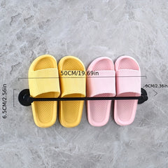 Bathroom Punching Slipper Rack Wall Mounted Bathroom Storage Rack