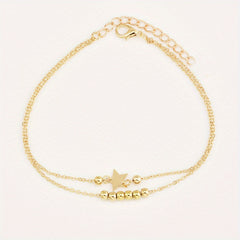 Vintage Star Pineapple Beads Anklet