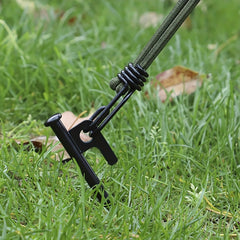 Portable Steel Tent Ground Nail Set for Windproof Fixing