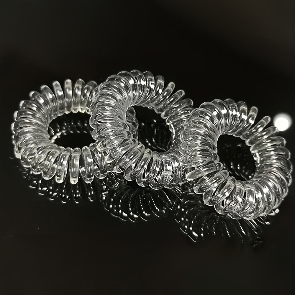 20pcs Spiral Hair Tie Elastic Hair Ring Hair Accessories