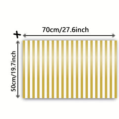 Gold Stripes Tissue Paper 30 Sheets 70x50cm for Gift Wrapping and Packaging
