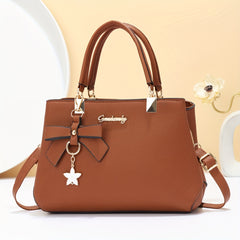 Stylish Bowknot Shoulder Bag with Multiple Compartments