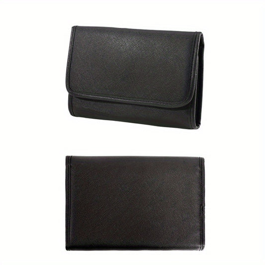 Foldable Jewelry Storage Bag Travel Roomy Earrings Ring Organizer