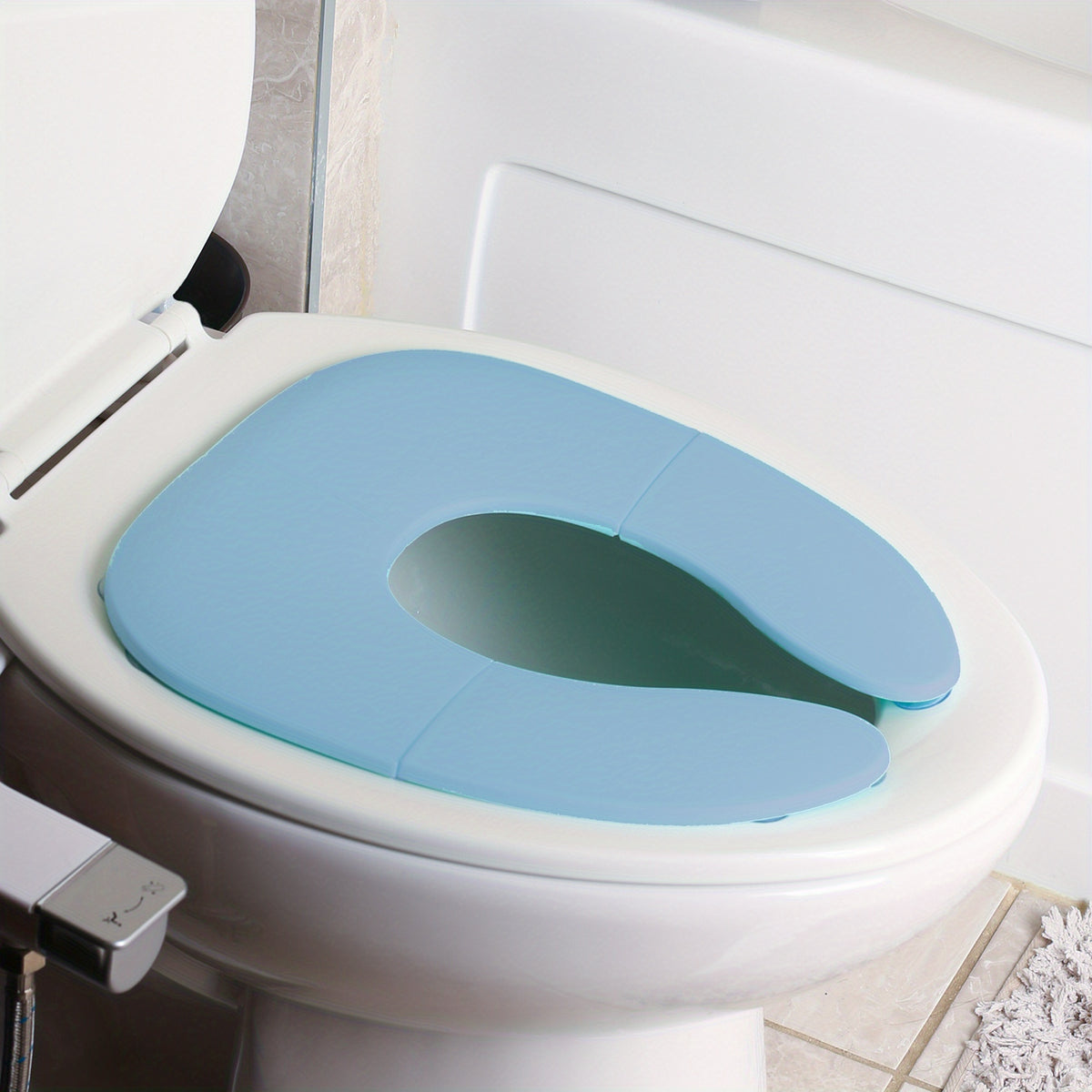Portable Travel Potty Seat for Boys & Girls, Fits Round & Oval Toilets