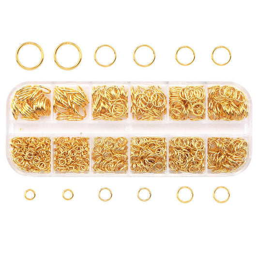 Mixed Size Ring DIY Set 4mm 5mm 6mm 7mm 8mm 10mm