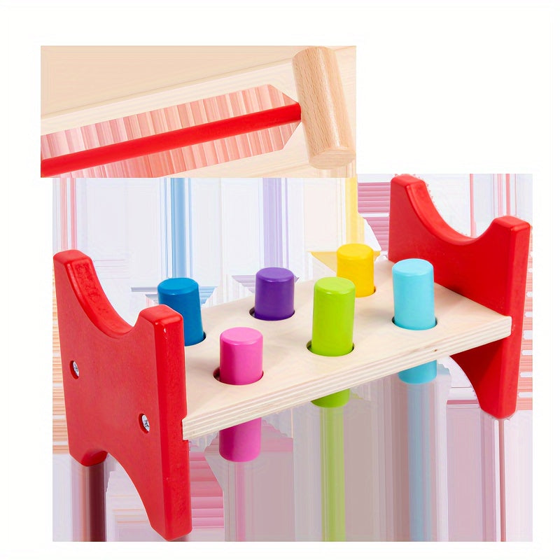 Wooden Pounding Table Educational Toy for Kids