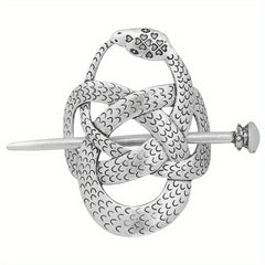 Vintage Viking Style Hairpin Tree Of Life Barrette Silvery Hairpin
