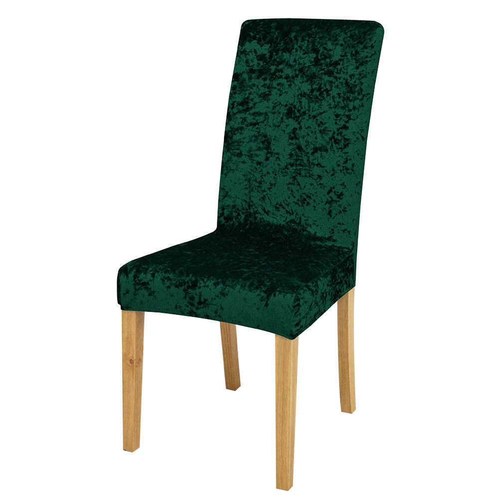 Stretch Velvet Dining Chair Slipcovers - Elegant Furniture Protection