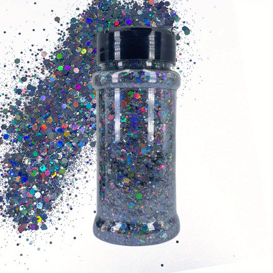 Chunky Glitter Purple Pink Green Mix