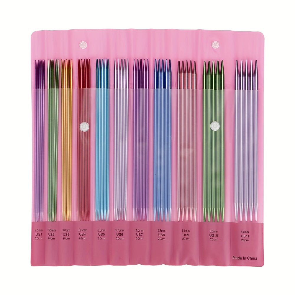 Stainless Steel DPN Set 0-3.0, Straight Sock Needle