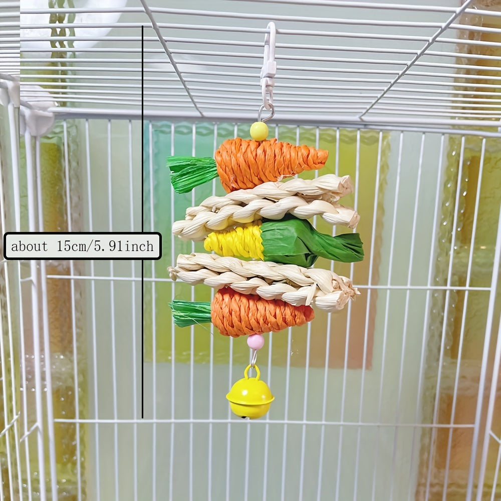 Parrot Carrot Chewing Toys for Endless Fun