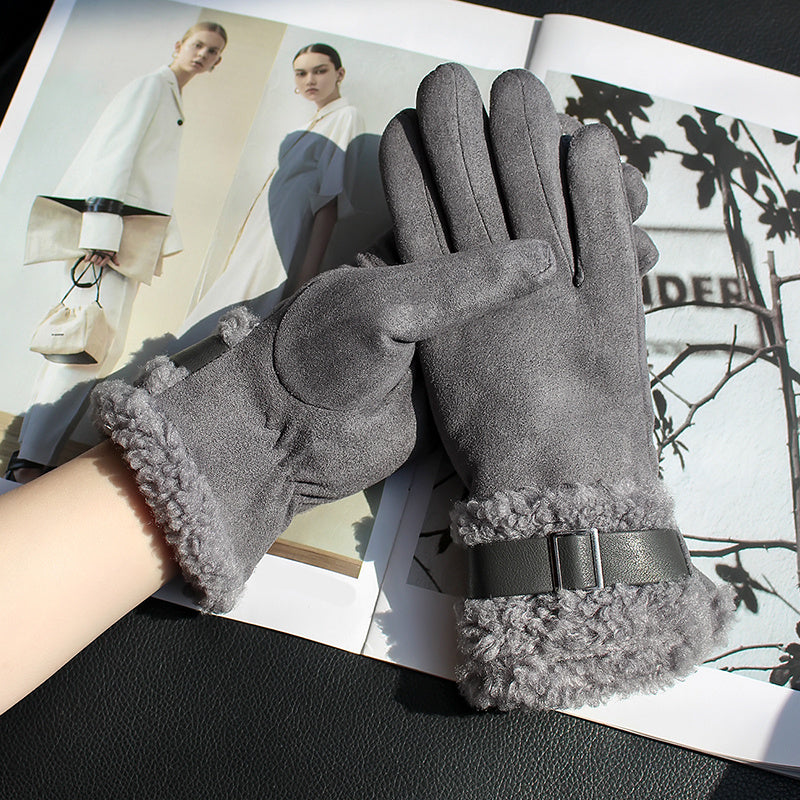 Women's Winter Windproof Touch Screen Gloves