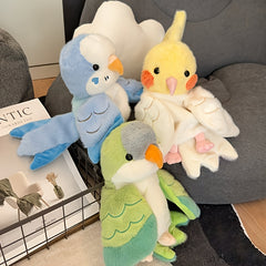 Funny Parrot Hand Puppet Plush Toy for Storytelling