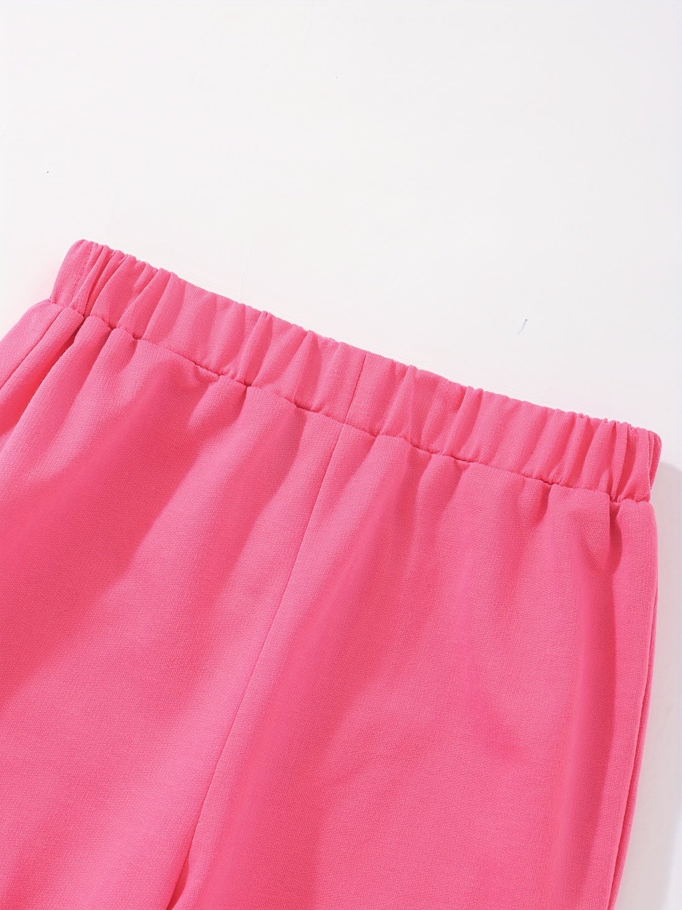 3pcs Girls' Elastic Waist Jogger Sweatpants