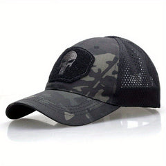 Tactical Duck Cap Military Fan Grid Baseball Cap Outdoor Sunshade Combat Cap