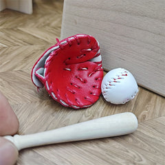 Mini Baseball & Softball Model Dollhouse Decoration