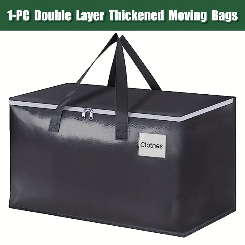 Large Capacity Collapsible Moving Bag Heavy Duty Strong Zippers & Handles