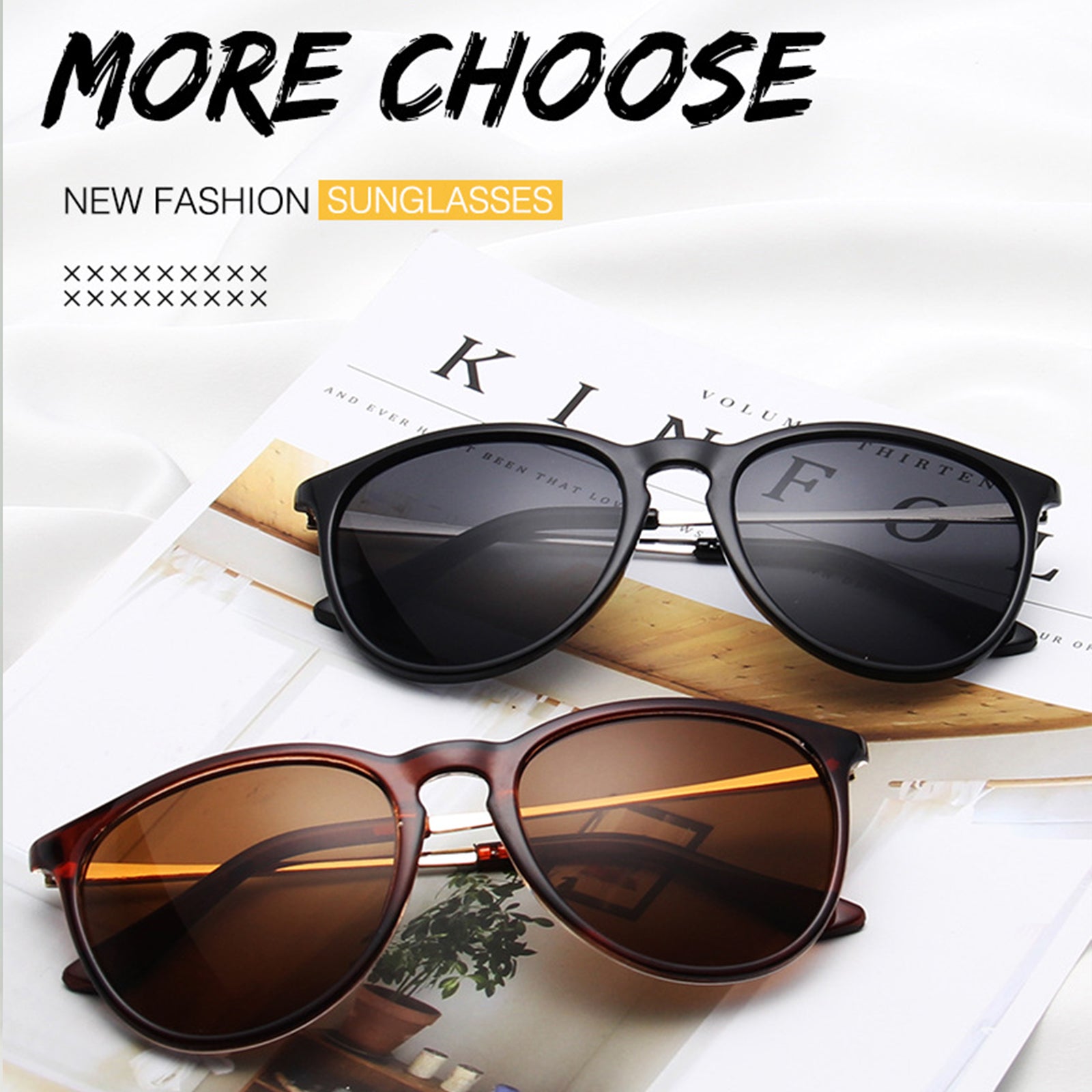 Men's Round Classic Retro Sunglass