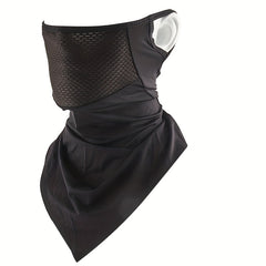 Ice Silk Sunscreen Riding Ear Hanging Ear Mask Breathable Mesh
