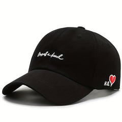 Smiling Face Embroidery Baseball Cap Couple Sun Hats Unisex Dad Hats