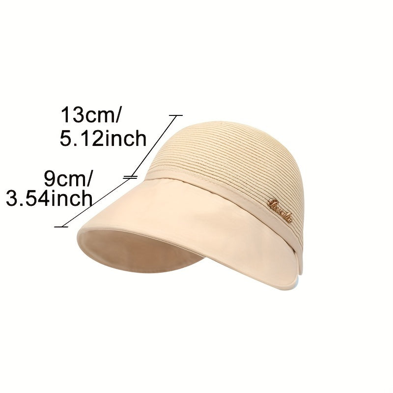 Casual Ponytail Visor Sun Hat UV Protection
