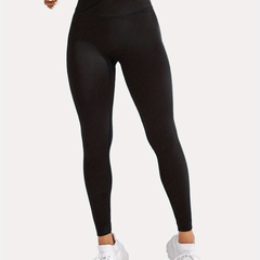 Ribbed Butt Lifting Yoga Pants Cross Waist Leggings