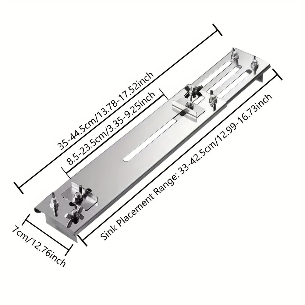 Stainless Steel Whetstone Holder for Kitchen Sink Sharpening