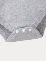 6pcs Baby Girls Triangle Bodysuits Cotton Long Sleeve Rompers
