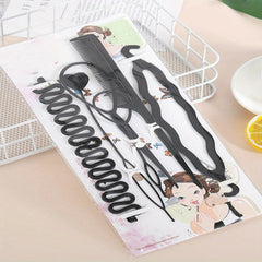 Magic Hair Braided Hair Curler Styling Set Hair Braid Pull Ponytail