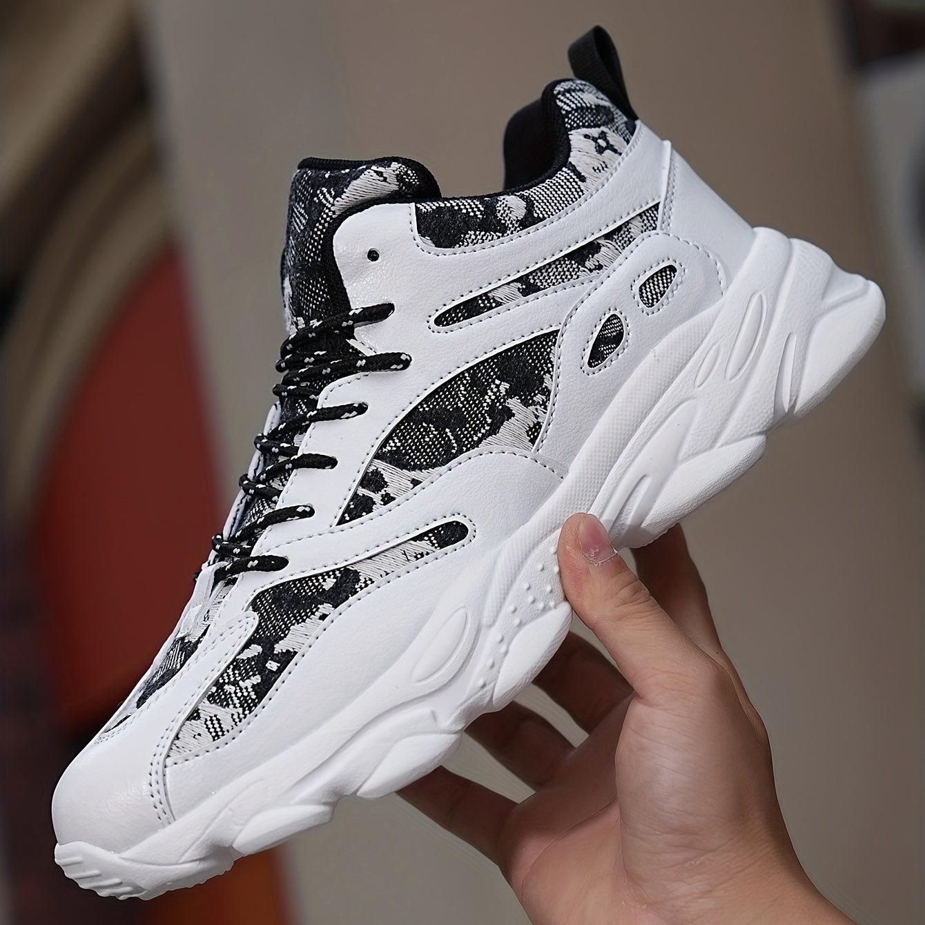Breathable Mesh Women's Chunky Sneakers Non Slip Shoes