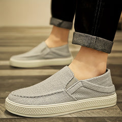 Men's Slip On Canvas Shoes Lightweight Casual Flats