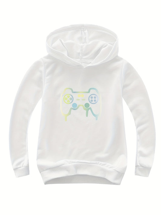 Gamepad Print Hoodies Comfy Pullover Sweatshirt Spring Fall Sports Gift